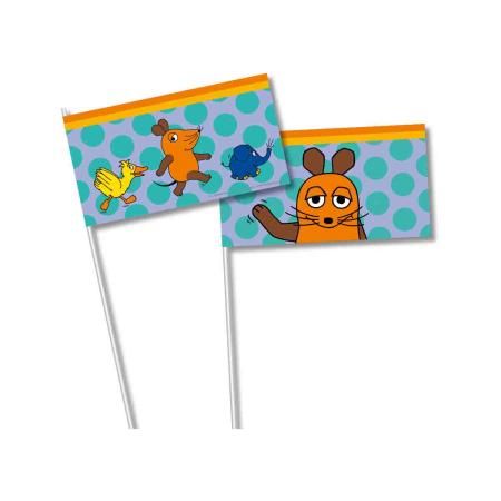 Die Maus Papierfähnchen - Flaggen